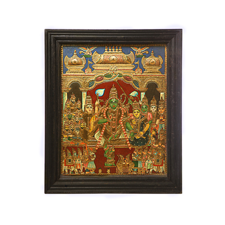 Tanjore Painting - Ramar Coronation Tanjore Painting - Ramar Coronation
