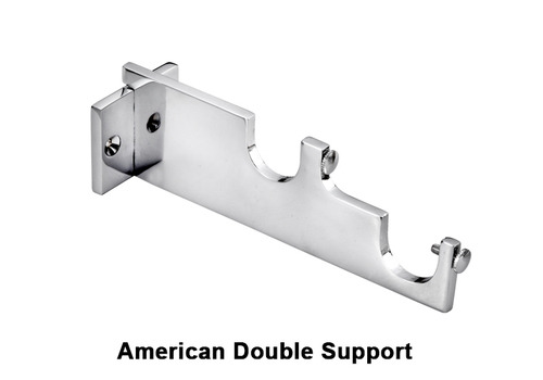 Double Curtain Rod Support Brackets Double Curtain Rod Support Brackets