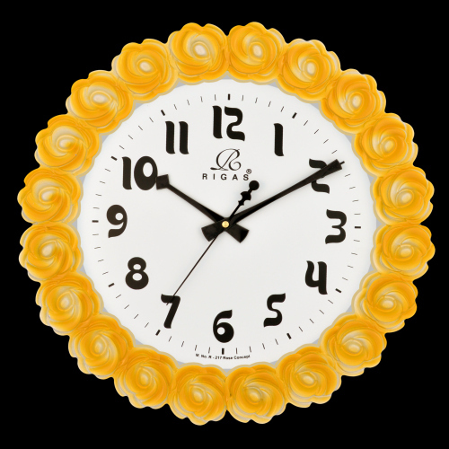 Modern Style Rose Wall Clock Modern Style Rose Wall Clock
