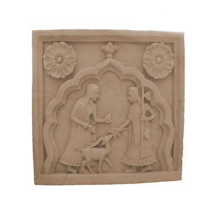 Carved Marble Panel Carved Marble Panel