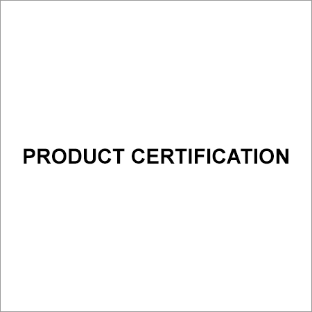 Product Certification Product Certification