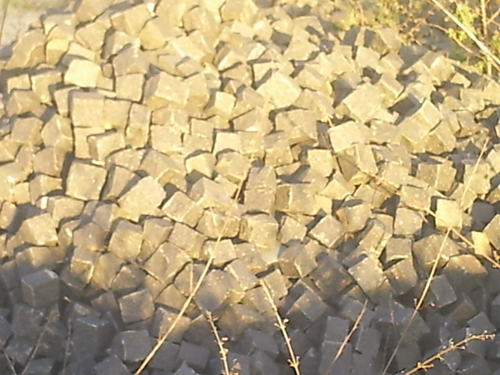 Yellow Granite Cobbles Yellow Granite Cobbles