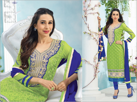 Embroidered Neck Straight Suits Embroidered Neck Straight Suits