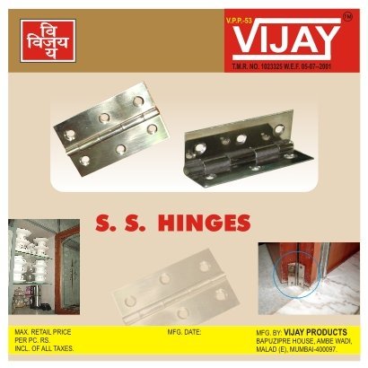 S. S. Hinges S. S. Hinges