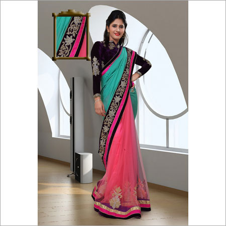 Embroidered Hand Work Sarees Embroidered Hand Work Sarees