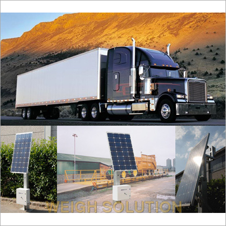 Solar powered weighbridge system Solar powered weighbridge system