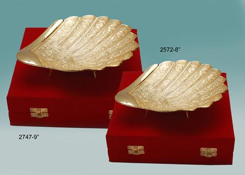 Gold Plated Shell Bowl Gold Plated Shell Bowl