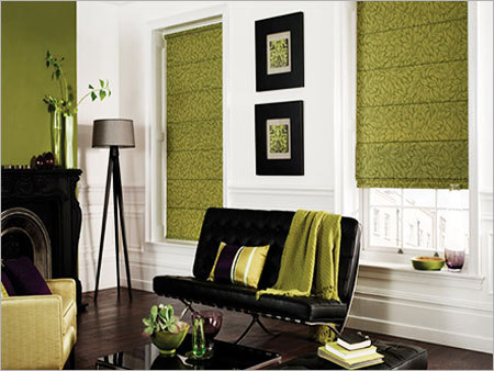 Green Roman Blinds Green Roman Blinds