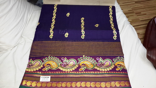 Cotton Mercerise Saree Cotton Mercerise Saree