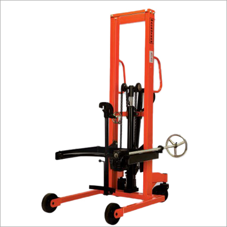 Drum Handling Stacker With Tilting Facility Drum Handling Stacker With Tilting Facility
