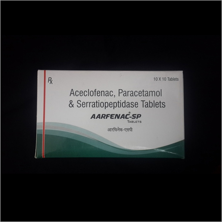 Aceclofenac Paracetamol Serratiopeptidase Aceclofenac Paracetamol Serratiopeptidase