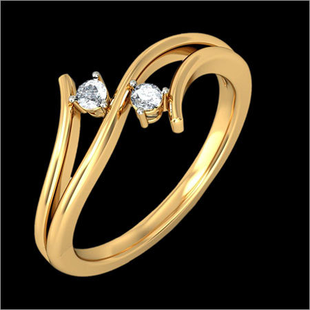 Ladies Gold Diamond Ring Ladies Gold Diamond Ring