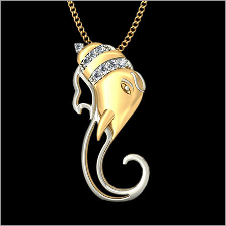 Gold Ganesha Pendant Gold Ganesha Pendant