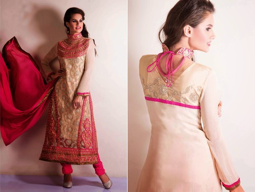 Designer Long Straight Suit Designer Long Straight Suit