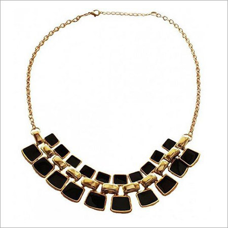Little Black Squares Necklace Little Black Squares Necklace