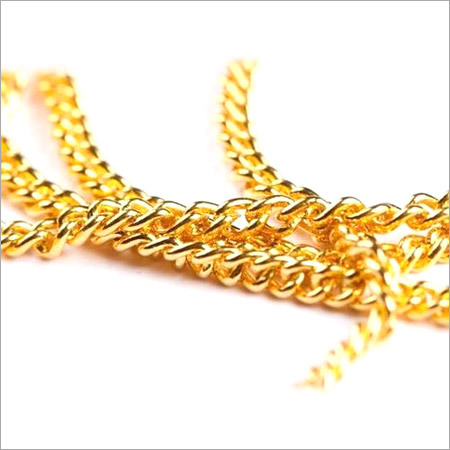 Gold Plated Silver Curb Chain Gold Plated Silver Curb Chain