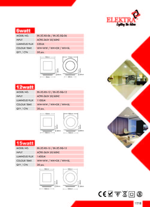 6W LED Panel Downlight 6W LED Panel Downlight