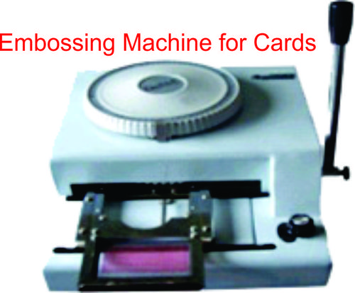 Embossing Machine For Cards Embossing Machine For Cards