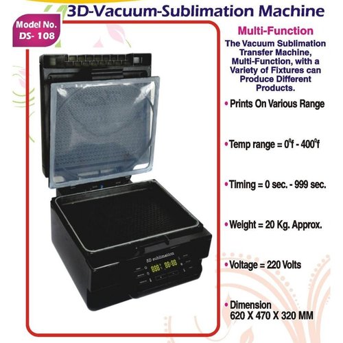 3D Vacuum Sublimation Machine 3D Vacuum Sublimation Machine