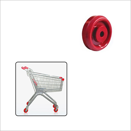 Red Polymer Wheels For Trolleys Red Polymer Wheels For Trolleys