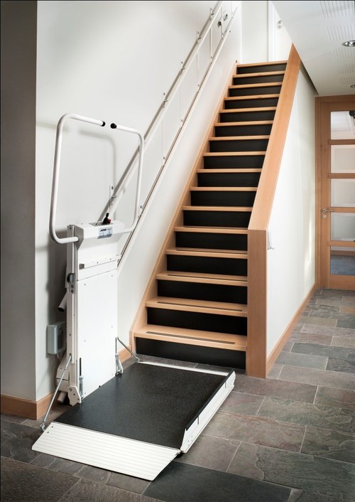 Delta unfolded lower parking stairlifts Delta unfolded lower parking stairlifts