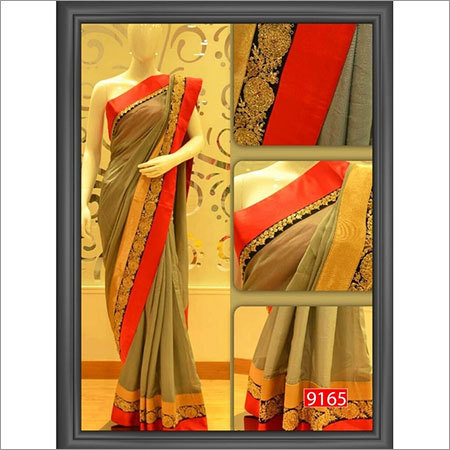 Designer Sarees with Border Designer Sarees with Border