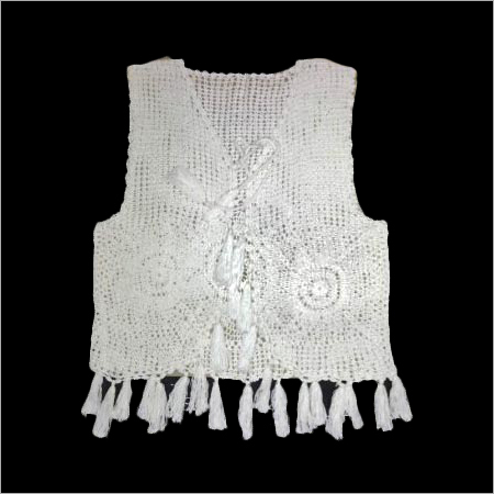Handmade Ladies Fancy Crochet Vest Handmade Ladies Fancy Crochet Vest