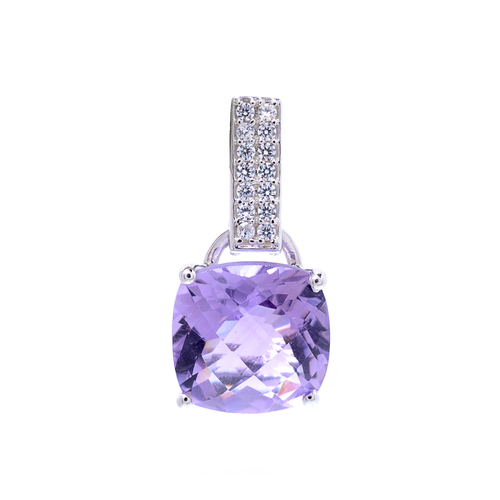 925 Sterling Silver Amethyst Gemstone Pendant 925 Sterling Silver Amethyst Gemstone Pendant