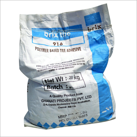 Polymer Based Tile Adhesive Polymer Based Tile Adhesive