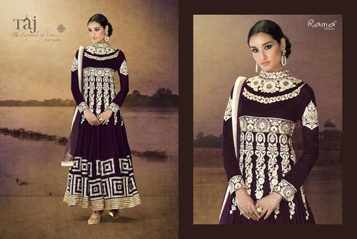 Khatli Work Anarkali Suit. Khatli Work Anarkali Suit.