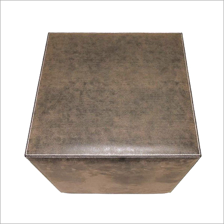 Leather Box Stools Leather Box Stools