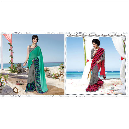 Polka Print Saree Polka Print Saree