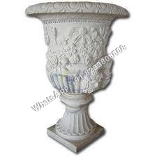 White Marble Planter White Marble Planter