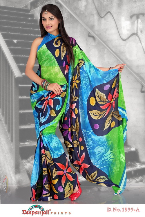Printed Fancy Sarees Printed Fancy Sarees