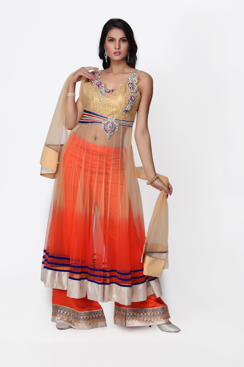 Orange Salwar Kameez Orange Salwar Kameez