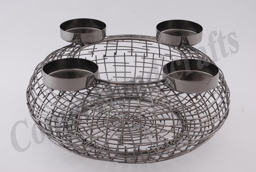 Wire Basket Candle Holder Wire Basket Candle Holder