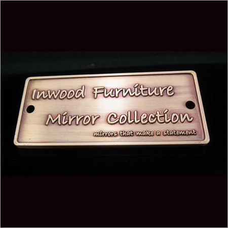 Engraved Metal Plates Engraved Metal Plates