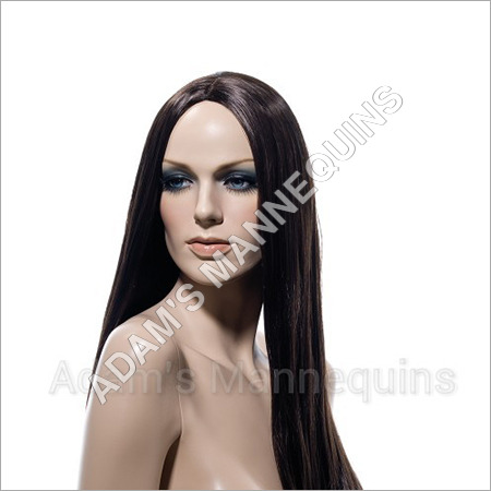 Plastic Female Wig Mannequins Plastic Female Wig Mannequins