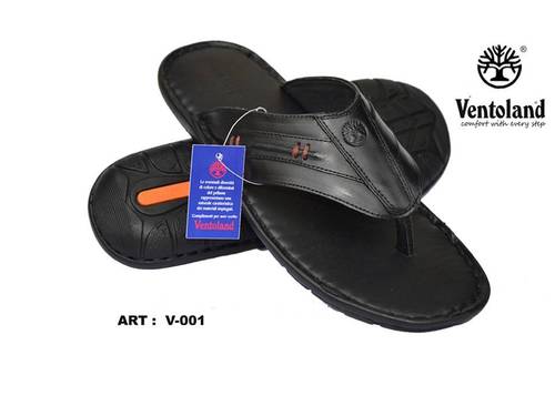 Black Leather Chappal Black Leather Chappal
