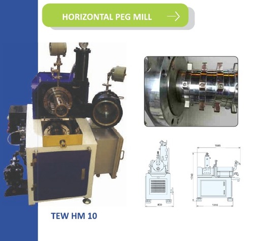 Horizontal Bead Mill Peg Type for Digital inks Horizontal Bead Mill Peg Type for Digital inks