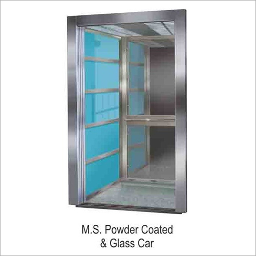 MS Powder Coated Glass Car MS Powder Coated Glass Car