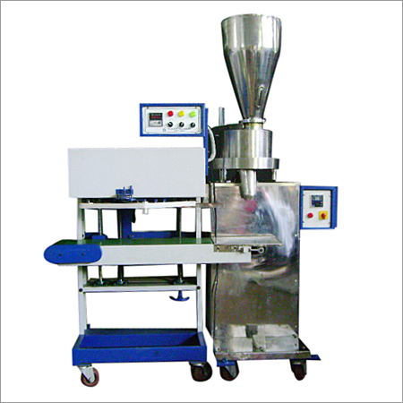 Vertical Pouch Sealer with Volumetric Cup Filler Vertical Pouch Sealer with Volumetric Cup Filler