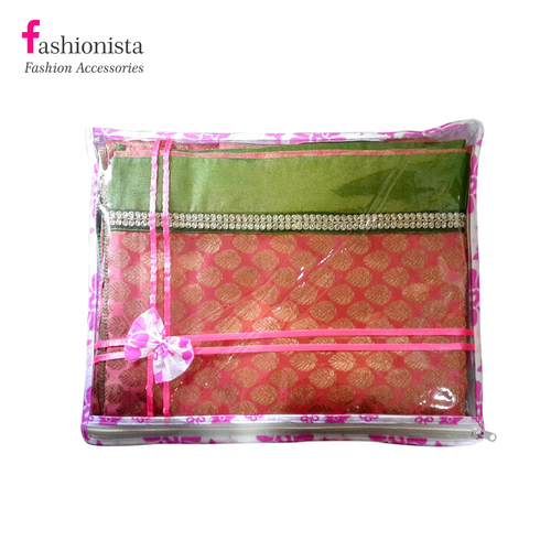 Floral Printed Saree Cover Floral Printed Saree Cover