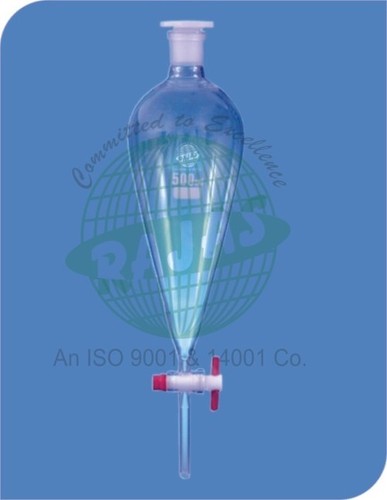 Pear Shaped Separatory Funnel Pear Shaped Separatory Funnel