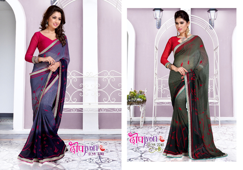 Georgette Designer Sarees Georgette Designer Sarees