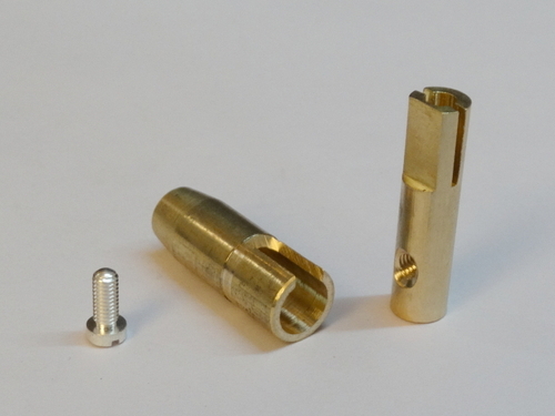 Brass Gas Cock Spindle Brass Gas Cock Spindle