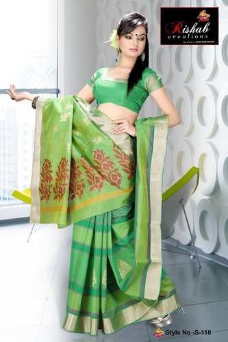 Silk Cotton Sarees- S 118 Silk Cotton Sarees- S 118