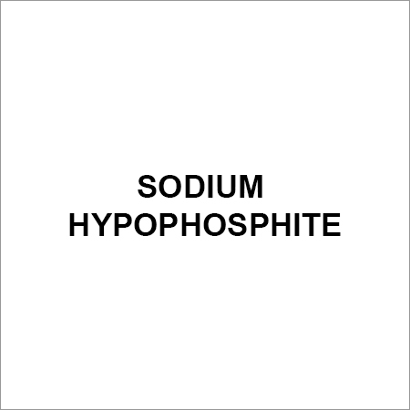 Sodium Hypophosphite Sodium Hypophosphite