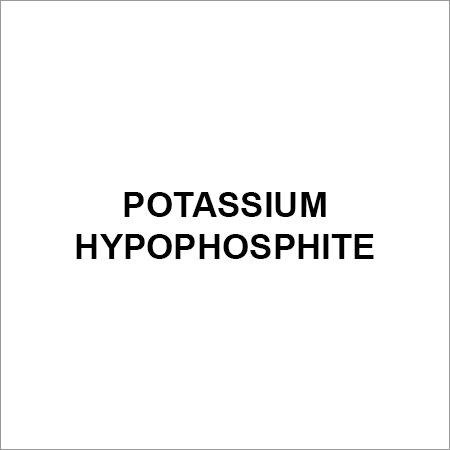 Potassium Hypophosphite Potassium Hypophosphite