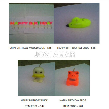 Birthday Candle Moulds Birthday Candle Moulds